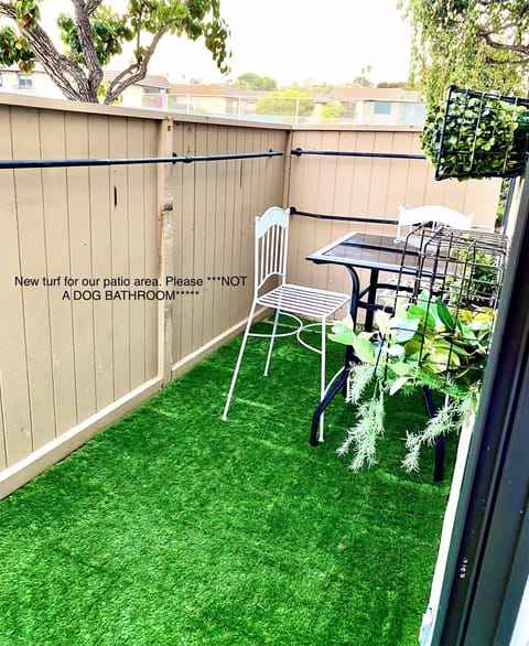 Back patio-we added a private grill!