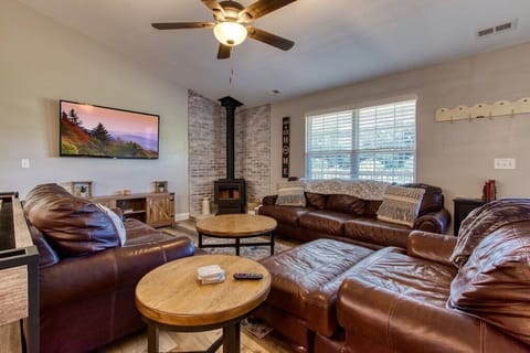 Sticks Creek's cozy living area