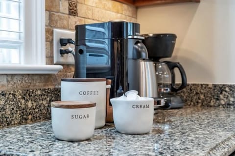 You'll have the perfect brew for a morning on the deck...