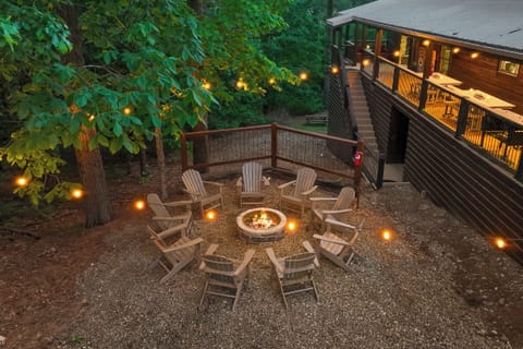 End each evening gathered around the stone fire pit, roasting marshmallows and swapping stories under a starlit sky.