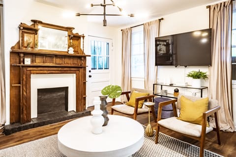 The living room is the perfect place to relax in style.