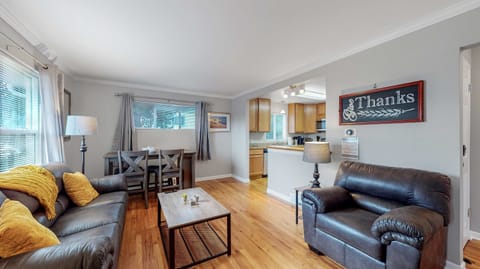 Unwind in the cozy living area