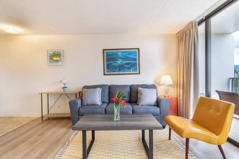 Enjoy a spacious living room with comfortable pull-out sleeper sofa!