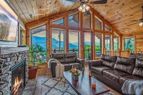 All the views you can take from the loft living area, comfortable seating 