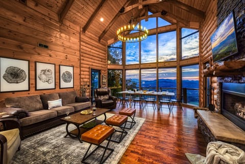 Gather around for some quality time in the main living room.