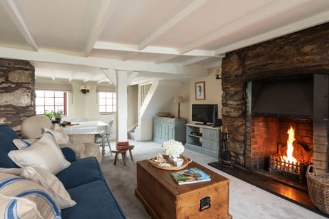 Cottage | Living room | Fireplace