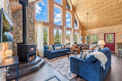 The Great Room – The living room, dining area, and kitchen flow seamlessly together, creating a welcoming space for gathering, dining, and relaxing as a group.