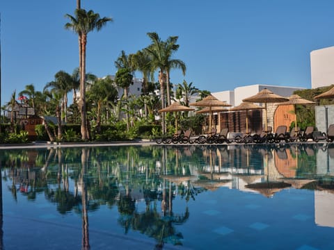 Indoor pool, seasonal outdoor pool