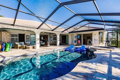 Relax in the heated pool and hot tub 