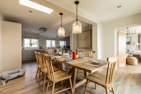 White Cottage Kitchen into Lounge