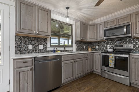 Lake view from the kitchen window 