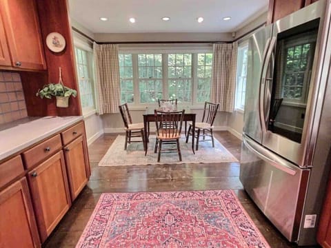 Breakfast nook for playing board games, enjoying an early cup of coffee, or reading a book.