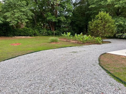 outdoor driveway area
