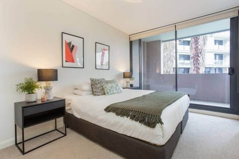 Main Bedroom with large wardrobe and access to the balcony. 