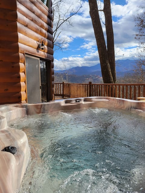 View from the deck and hot tub 