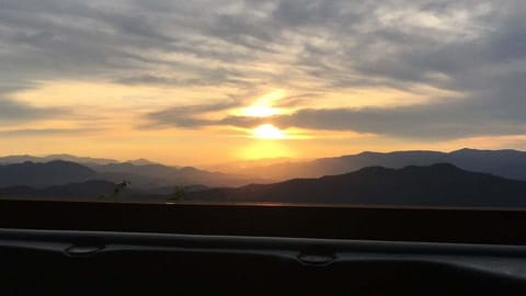 Enjoy Incredible Sunsets from the Cabin