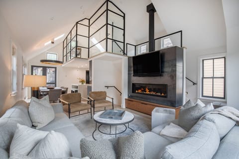 Fireplace and Loft