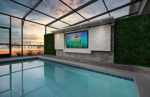 How about relaxing at the end of the day in the coolest pool area around Disney?