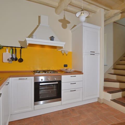 Standard Apartment, Multiple Bedrooms, Mountainside (Ginepro Grillo) | Private kitchen | Microwave, oven, stovetop, dishwasher