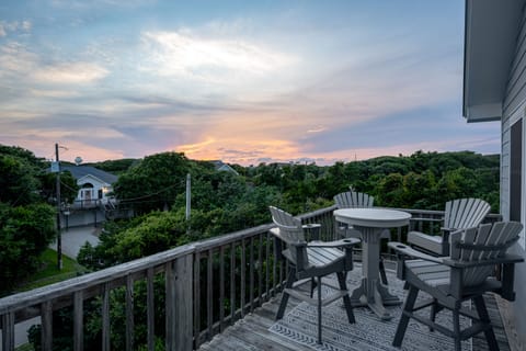 Sunset view from the upper level deck!