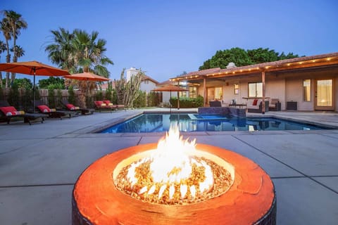 Make memories with friends and family by the custom built firepit