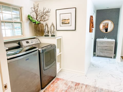 Laundry room with supplies included