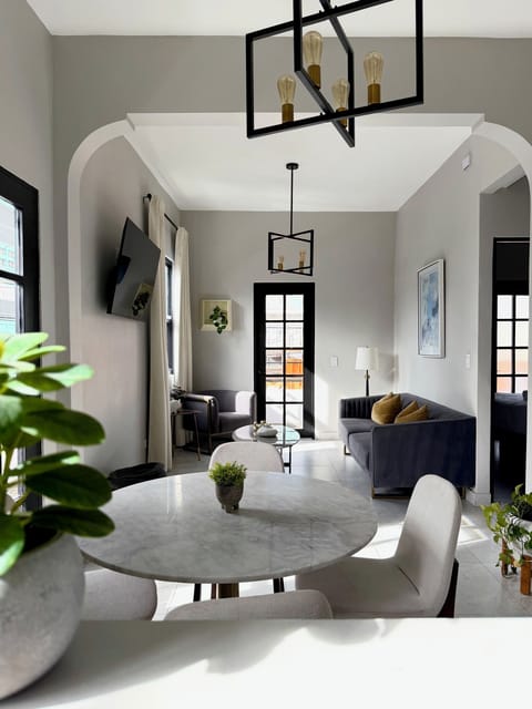 Modern Design 2BR Residence & Private Kitchen | Living area | 42-inch flat-screen TV with digital channels, TV, Netflix
