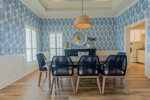 Formal dining room provides perfect space to share meal and memoreis