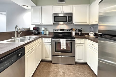 Fully equipped kitchen with ample counter space