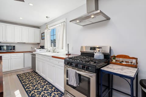 Stainless Appliances and very well-stocked.