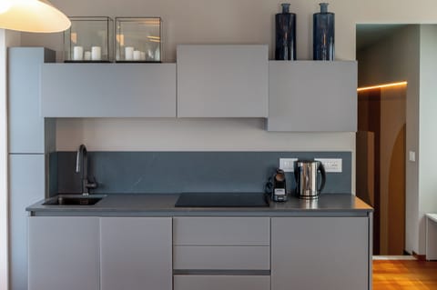 Suite Presidenziale con terrazzo e Jacuzzi, vista Portofino | Private kitchen