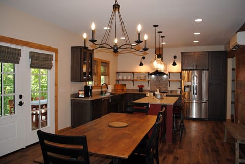 Spacious dining area