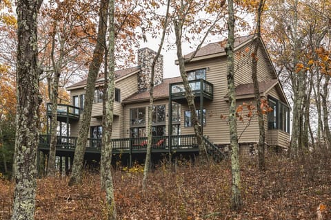 Back of house, looking from golf course.