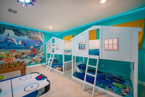 Recreation Room / Bedroom 10 with two twin bunk beds