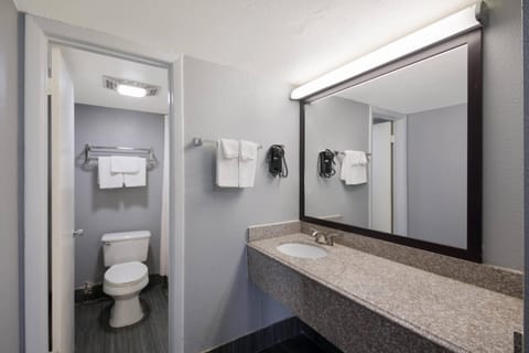 Desk, blackout drapes, iron/ironing board, free cribs/infant beds