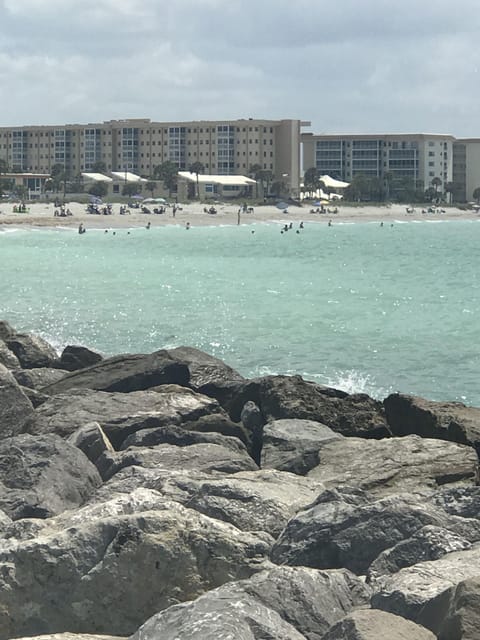 View of condo from Venice jetty