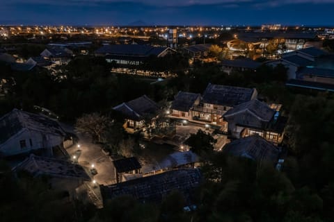 Front of property - evening/night