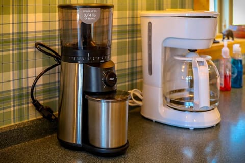 Cafe Ole! Grab some beans from one of our many local coffee shops and make the mornings fresh! Sip it by the hot tub and enjoy the views!