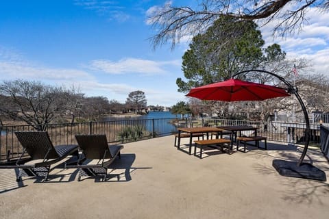 Lucy on the Lake home is on a cove only 200 feet from the main lake