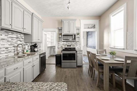 Enjoy the fully stocked kitchen with complementary coffee