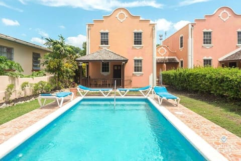 A beautiful private pool to enjoy on days off from the beach!
