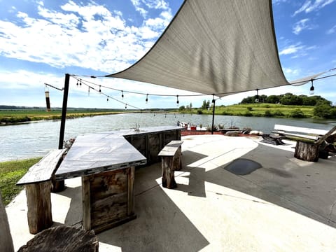 Perfect outside entertainment area.