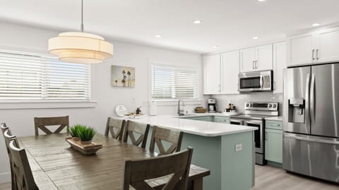 We have a fully stocked kitchen