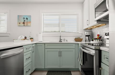 The flow of our kitchen makes clean up a breeze