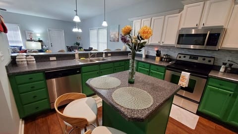 The small island is great for kids or to enjoy couples coffee in the morning.