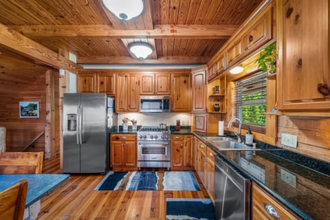 Well-stocked kitchen
