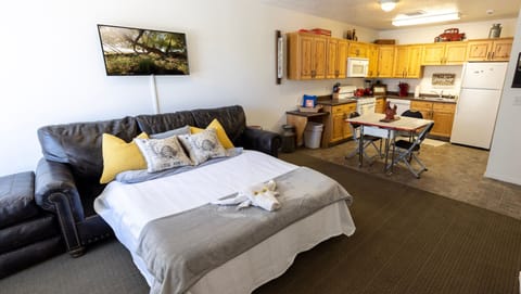 King w/queen sleeper+ kitchen+ washer+dryer