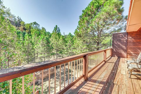 Ruidoso Vacation Rental | 2BR | 2.5BA | Stairs to Access | 1,218 Sq Ft