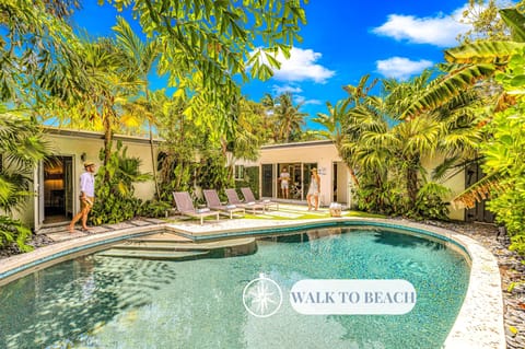 This modern residence is snuggled in a cul-de-sac of Birch Park Finger Estates, just off the picturesque A1A and steps away from the beach.