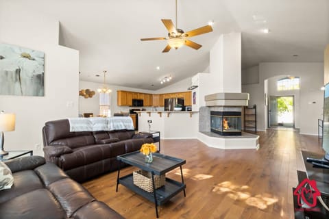 The hub of the home incorporating the kitchen, dining, and living area